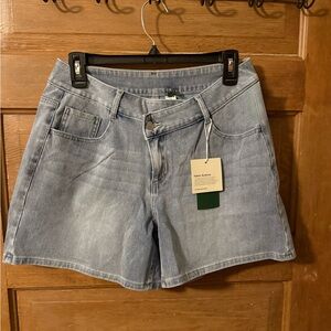 HALARA Light Blue Jean Shorts
